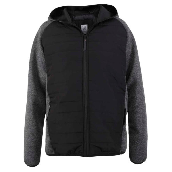 Køb D5555 Herre Hybridjakke - Black/Charcoal Marl - 2XL online billigt tilbud rabat tøj