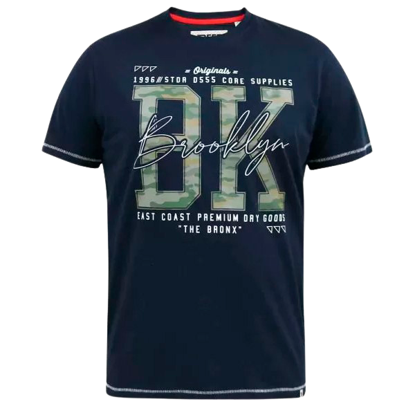 Køb D5555 Herre T-shirt - Navy - 10XL online billigt tilbud rabat tøj