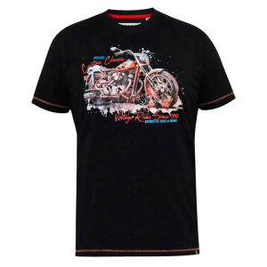 Køb D5555 Lorne Herre T-shirt - Washed Black - 4XL online billigt tilbud rabat tøj