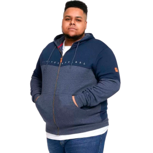 Køb D5555 Moreton Herre Cardigan - Denim Marl/Navy - 2XL online billigt tilbud rabat tøj