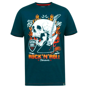 Køb D5555 Neal Herre T-shirt - Navy/Blue Twist - 3XL online billigt tilbud rabat tøj