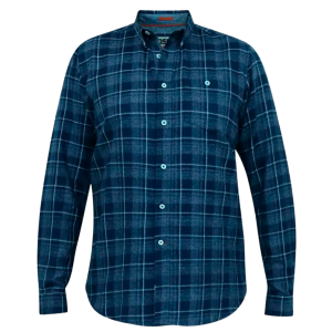 Køb D5555 Sonny Herre Skjorte - Navy Check - 3XL online billigt tilbud rabat tøj