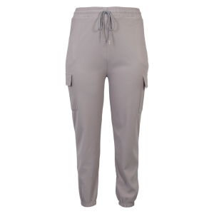 Køb Dame Cargobukser - Lysegrå - 2XL/3XL online billigt tilbud rabat tøj
