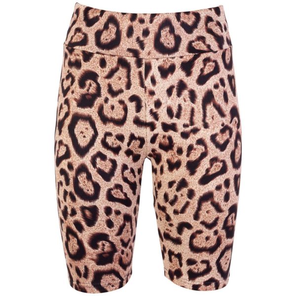 Køb Dame Cykelshorts - Leopard 2 - S/M online billigt tilbud rabat tøj