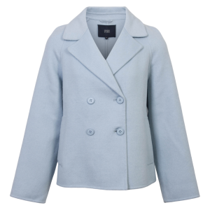 Køb Dame Jakke i uld - Lys blå - 36 online billigt tilbud rabat tøj