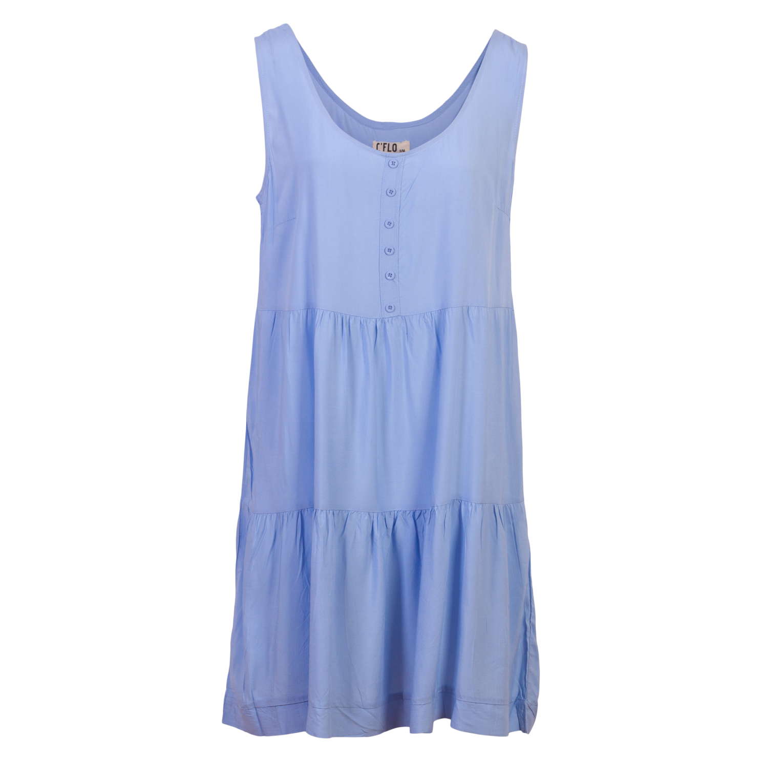 Køb Dame Kjole - Lyseblå - S/M online billigt tilbud rabat tøj