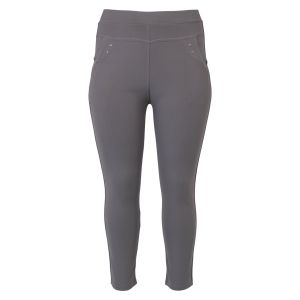 Køb Dame Leggings - Grå - 5XL/6XL online billigt tilbud rabat tøj