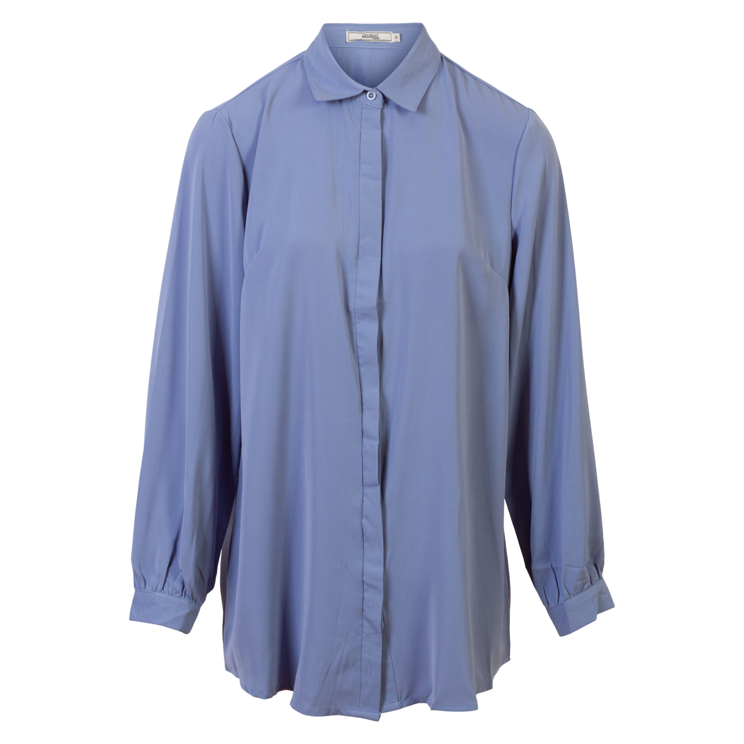 Køb Dame Skjorte - Lyseblå - S online billigt tilbud rabat tøj