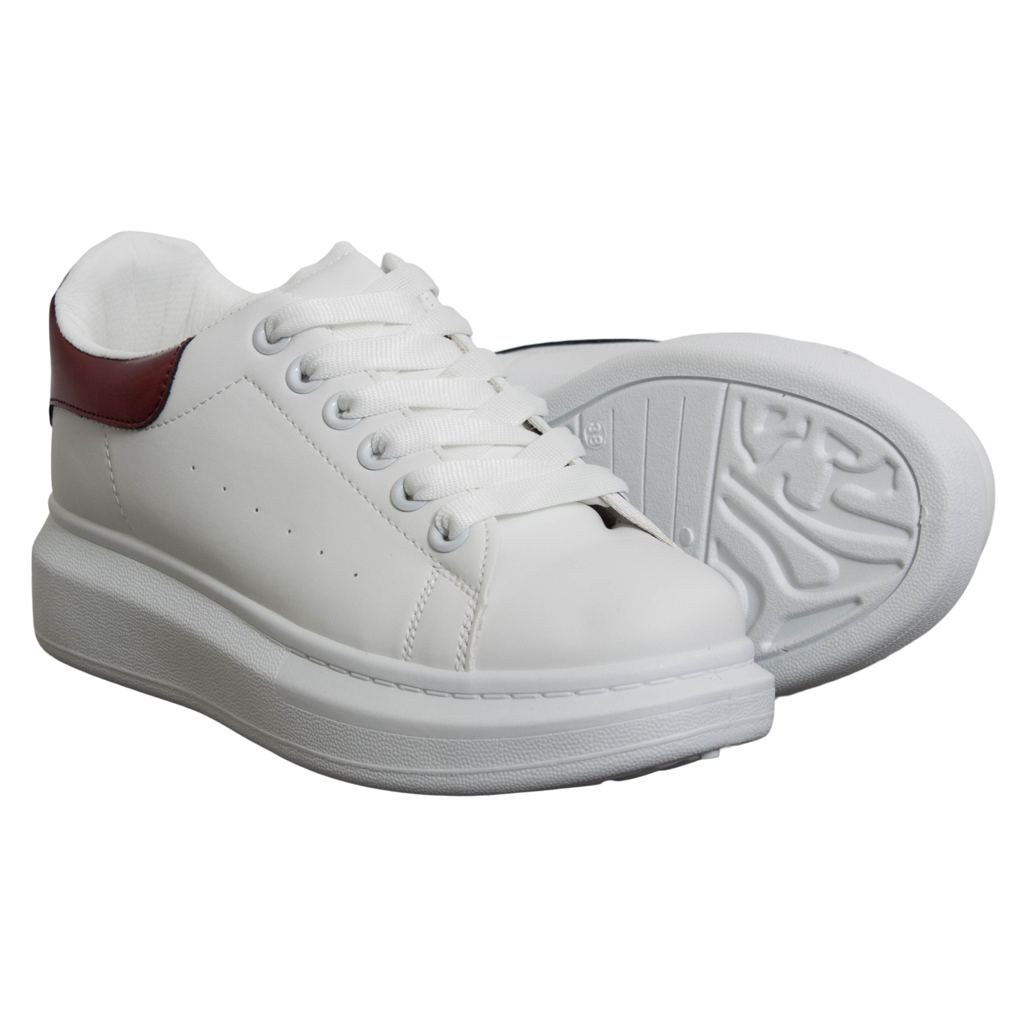 Køb Dame Sneakers - Bordeaux - 37 online billigt tilbud rabat tøj