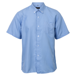 Køb Fabien Herre Kortærmet skjorte - Lyseblå - 41 online billigt tilbud rabat tøj
