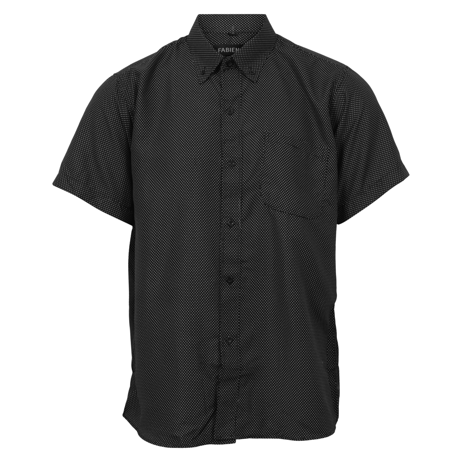 Køb Fabien Herre Kortærmet skjorte - Sort - 40 online billigt tilbud rabat tøj