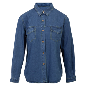 Køb Fashion Lorrta Dame Skjorte Jakke - Denim - S online billigt tilbud rabat tøj