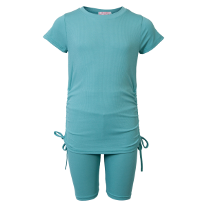 Køb Fashion Pige Shortssæt - Mint - 104 online billigt tilbud rabat tøj