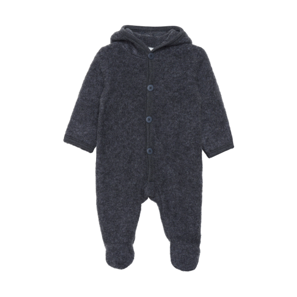 Køb Fixoni Baby Heldragt i merinould - Dark Grey Melange - 50 online billigt tilbud rabat tøj