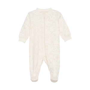 Køb Fixoni Baby Natdragt i økologisk bomuld - Marshmallow - 68 online billigt tilbud rabat tøj