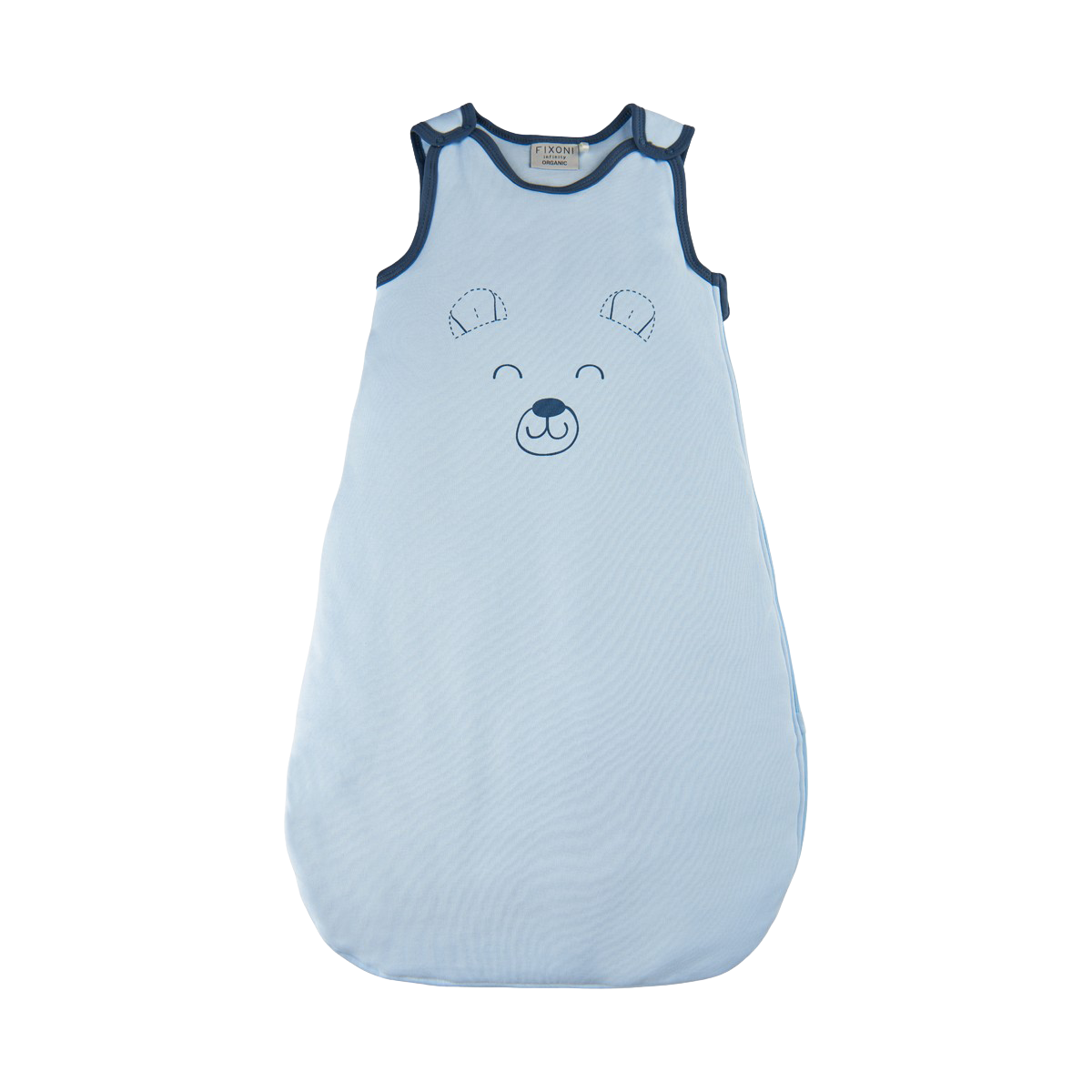 Køb Fixoni Baby Sovepose i økologisk bomuld - Lt. Blue - 62/68 online billigt tilbud rabat tøj
