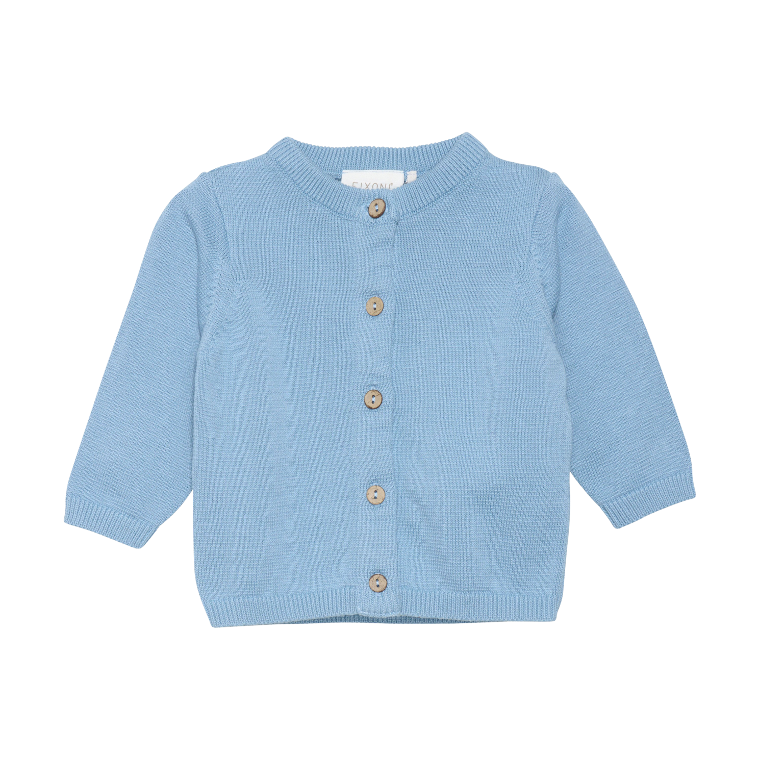 Køb Fixoni Børne Cardigan i økologisk bomuld - Ashley Blue - 56 online billigt tilbud rabat tøj