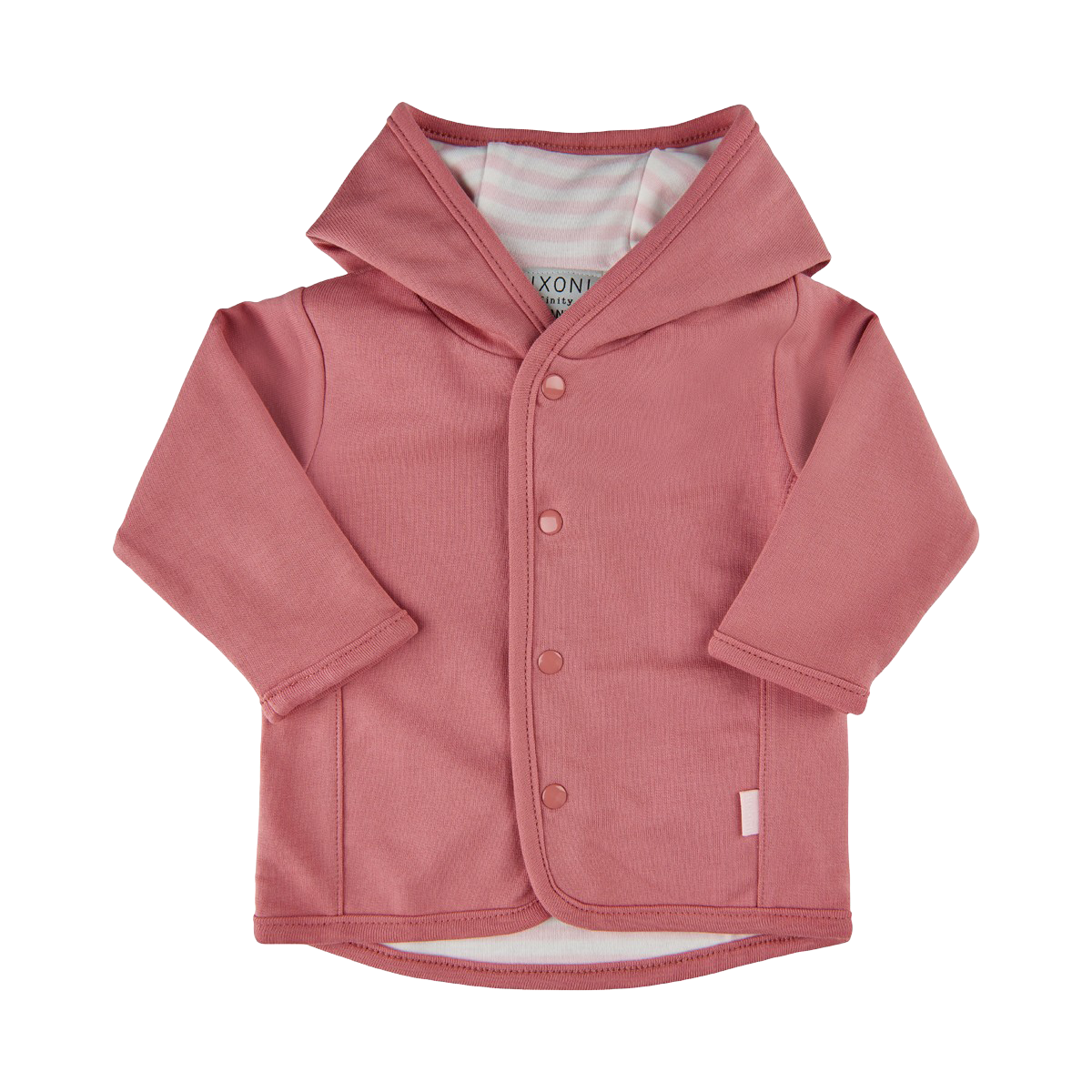 Køb Fixoni Børne Cardigan i økologisk bomuld - Dusty Rose - 56 online billigt tilbud rabat tøj