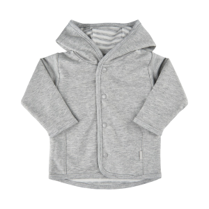 Køb Fixoni Børne Cardigan i økologisk bomuld - Grey Melange - 68 online billigt tilbud rabat tøj