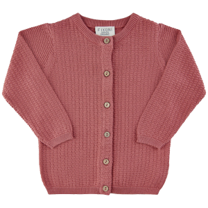 Køb Fixoni Pige Cardigan i økologisk bomuld - Dusty Rose - 62 online billigt tilbud rabat tøj