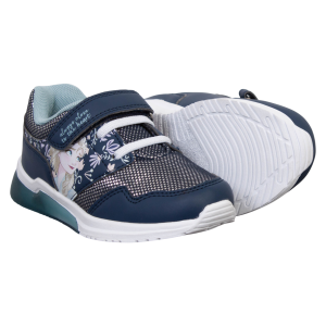 Køb Frozen Blinklys Pige Sneakers - Navy/Turkisblå - 26 online billigt tilbud rabat tøj