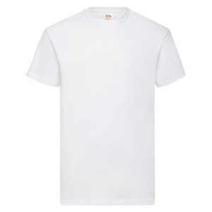 Køb Fruit of the Loom Unisex T-shirt - Hvid - 2XL online billigt tilbud rabat tøj