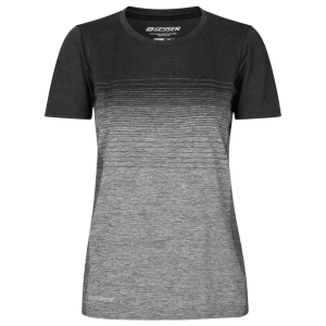 Køb GEYSER by ID Dame Trænings t-shirt - Grafit melange - XS online billigt tilbud rabat tøj