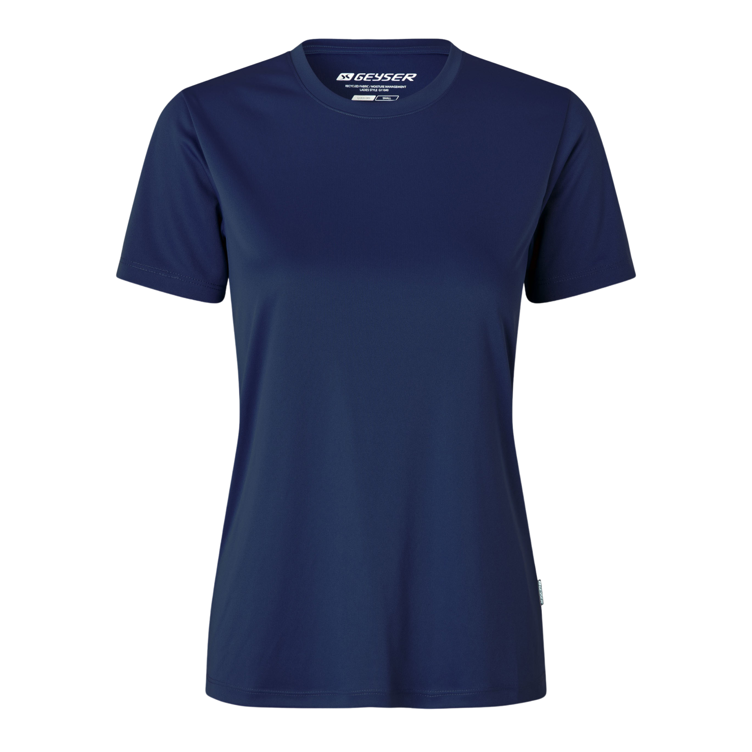 Køb GEYSER by ID GEYSER Dame T-shirt - Navy - M online billigt tilbud rabat tøj