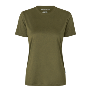 Køb GEYSER by ID GEYSER Dame T-shirt - Oliven - M online billigt tilbud rabat tøj