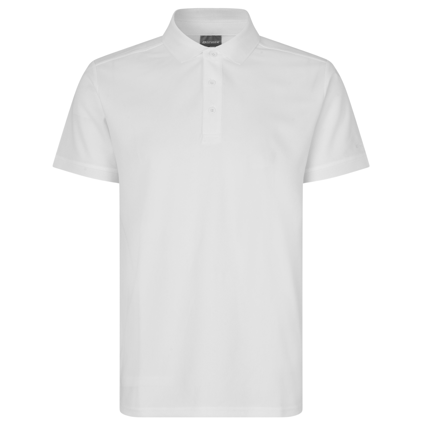 Køb GEYSER by ID Herre Polo - Hvid - S online billigt tilbud rabat tøj