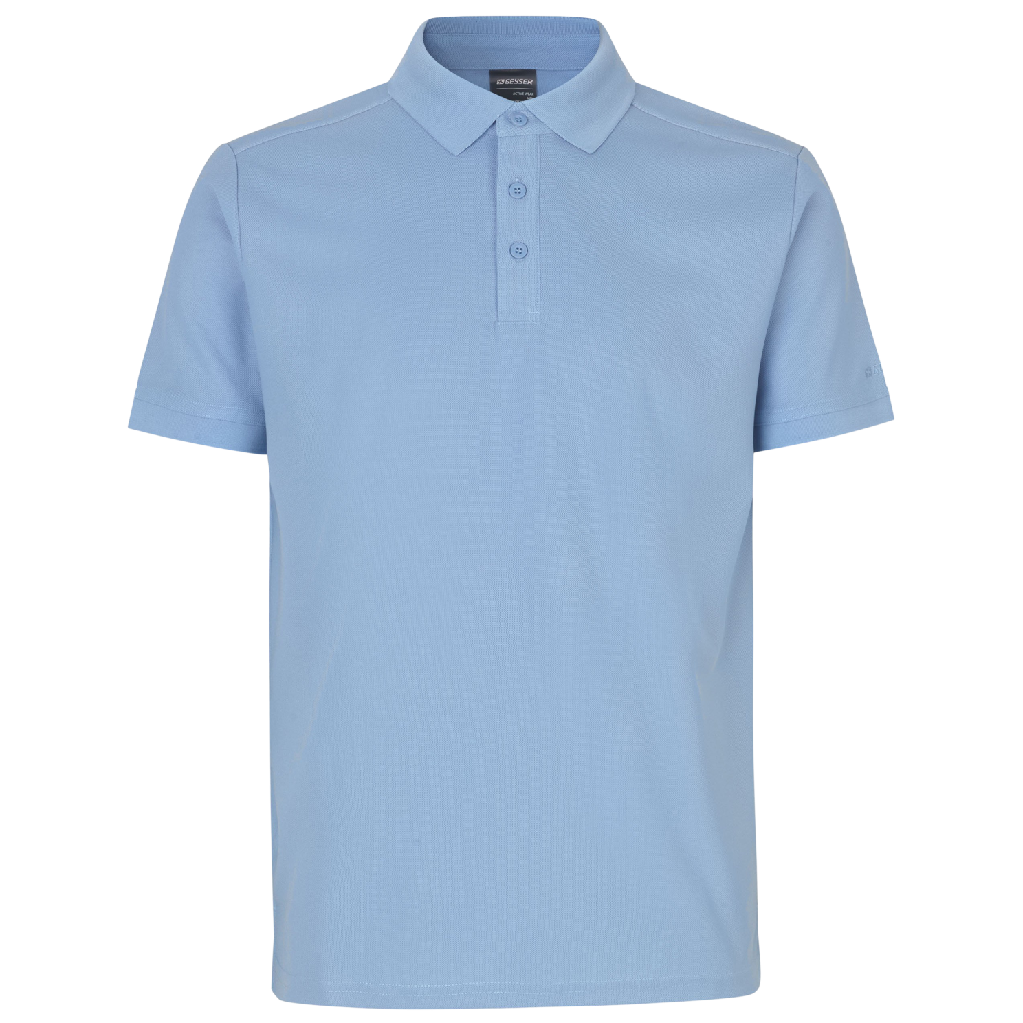 Køb GEYSER by ID Herre Polo - Lyseblå - S online billigt tilbud rabat tøj