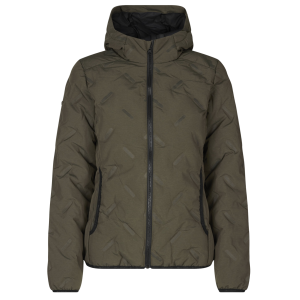 Køb GEYSER by ID Quilted Dame Vinterjakke - Oliven melange - 2XL online billigt tilbud rabat tøj