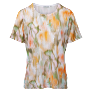 Køb Gabriella K. Dame T-shirt - Khaki Comb - 38 online billigt tilbud rabat tøj