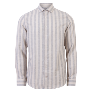 Køb Gnious Herre Skjorte - Lt. Grey Mix - M online billigt tilbud rabat tøj