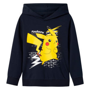 Køb Guppy Argu Pokémon Børne Hættetrøje - Dark Sapphire - 134/140 online billigt tilbud rabat tøj