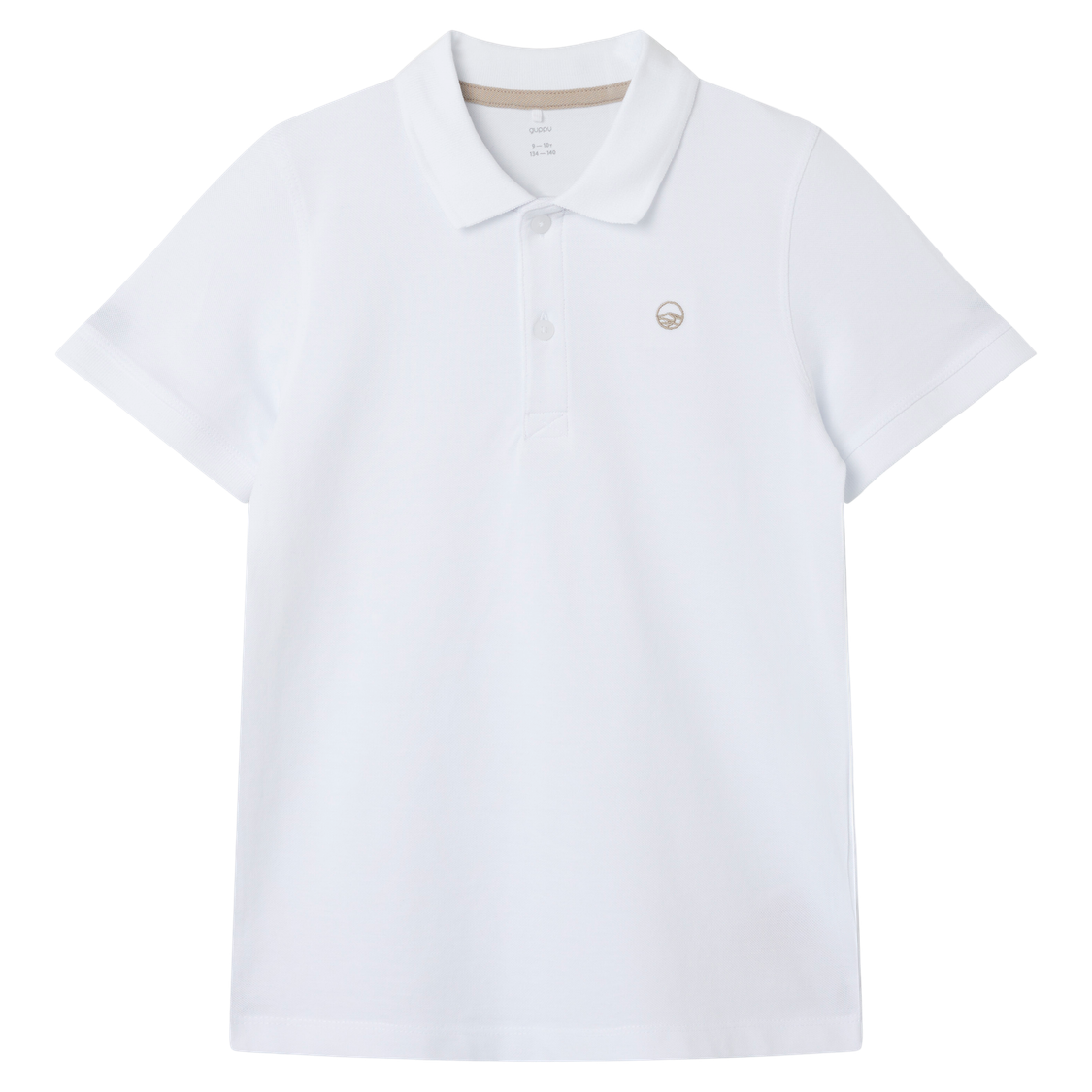 Køb Guppy Børne Polo - Bright White - 122/128 online billigt tilbud rabat tøj
