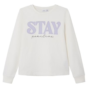 Køb Guppy GKFFUSIA Børne Sweatshirt - White Alyssum - 134/140 online billigt tilbud rabat tøj