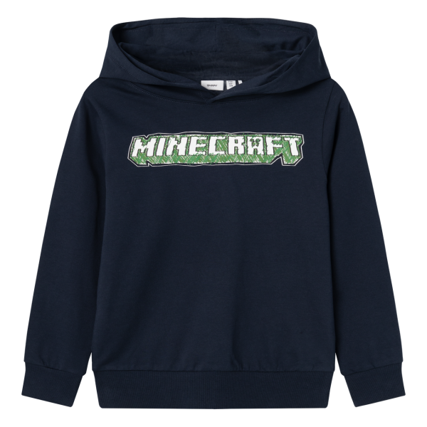 Køb Guppy Minecraft Børne Sweatshirt - Dark Sapphire - 110 online billigt tilbud rabat tøj