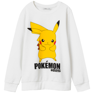 Køb Guppy Pokemon Børne Sweatshirt - White Alyssum - 134/140 online billigt tilbud rabat tøj