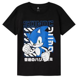 Køb Guppy Sonic Drenge T-shirt - Black - 110 online billigt tilbud rabat tøj