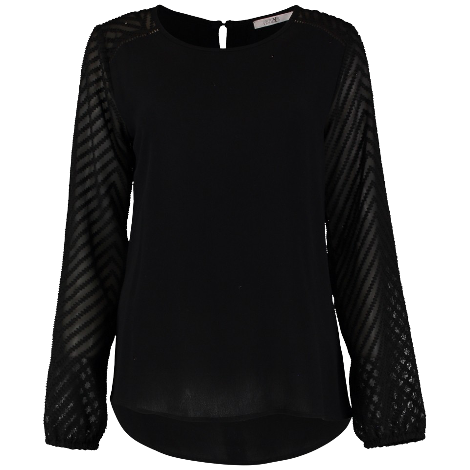 Køb Hailys Dame Bluse - Black - S online billigt tilbud rabat tøj