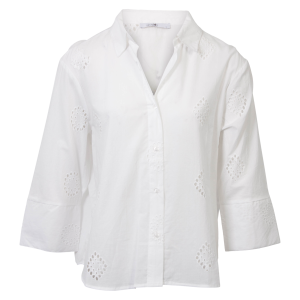 Køb Hailys Dame Skjorte - White - XS online billigt tilbud rabat tøj