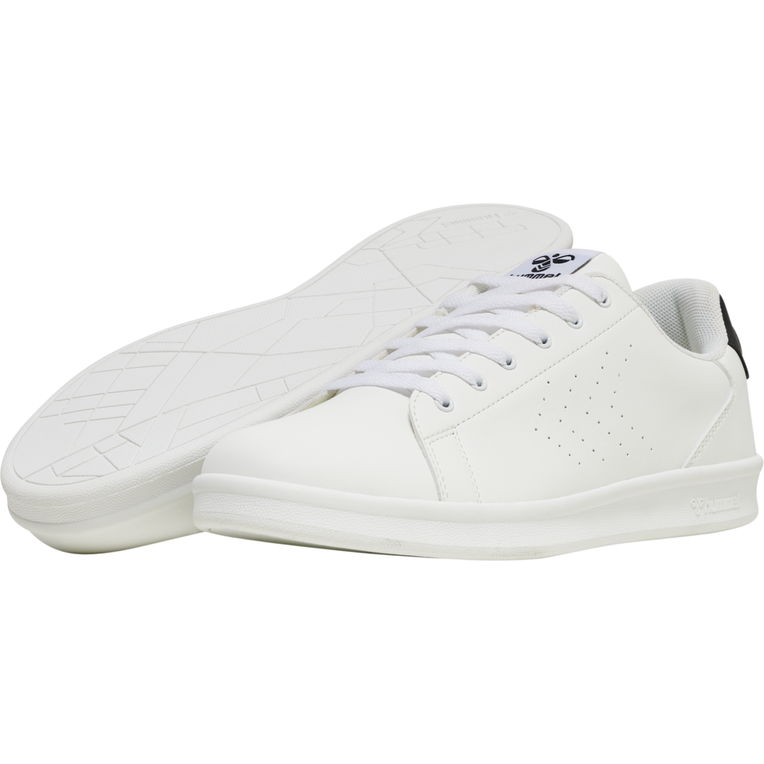 Køb Hummel Busan Herre Sneakers - WHITE/BLACK - 41 online billigt tilbud rabat tøj
