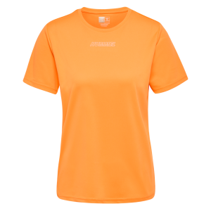 Køb Hummel Dame T-shirt - BLAZING ORANGE - S online billigt tilbud rabat tøj