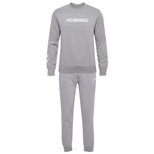 Køb Hummel Herre Sweatsæt - GREY MELANGE/GREY MELANGE - S online billigt tilbud rabat tøj