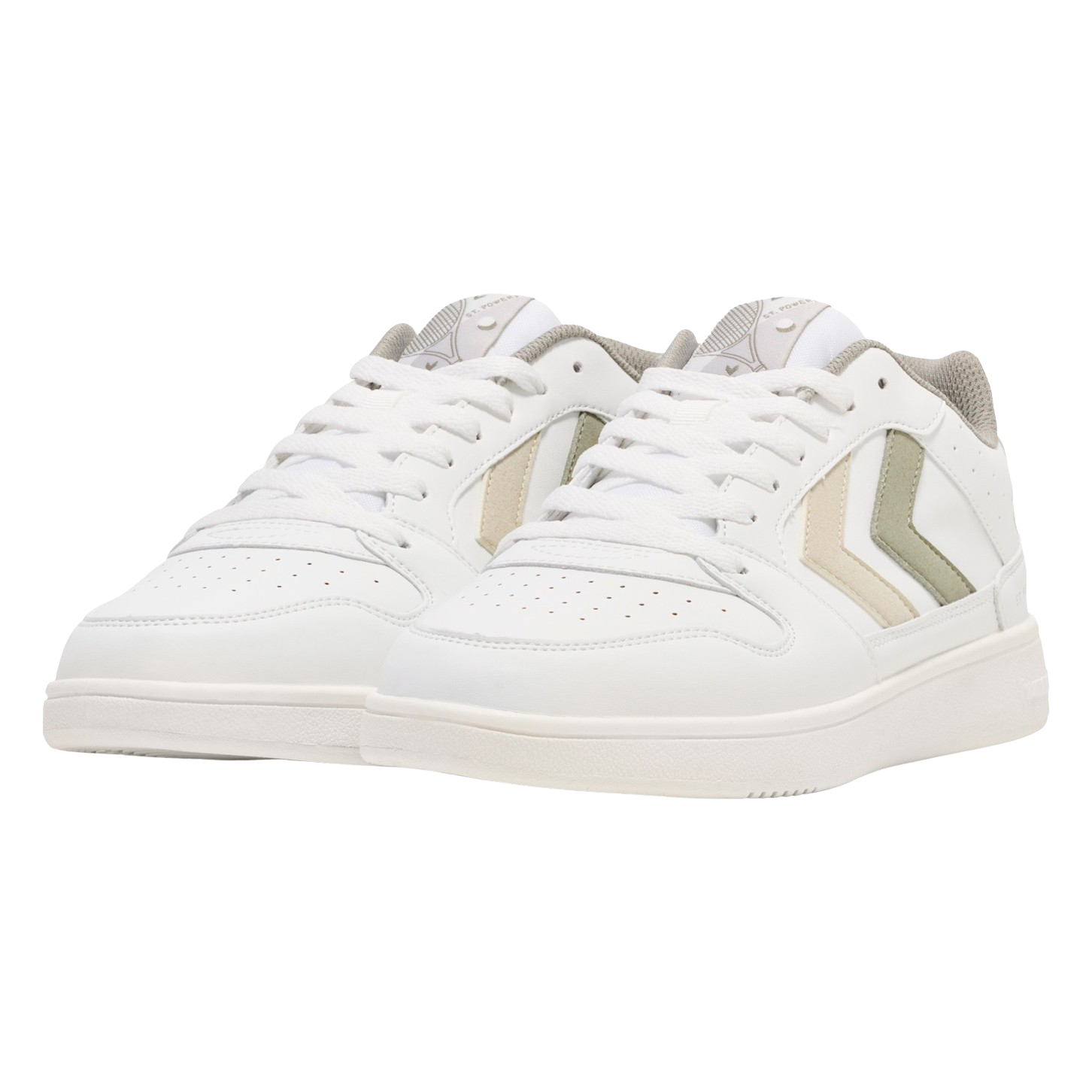 Køb Hummel St. power play wmns Dame Sneakers - WHITE/SEAGRASS/BONE WHITE - 41 online billigt tilbud rabat tøj