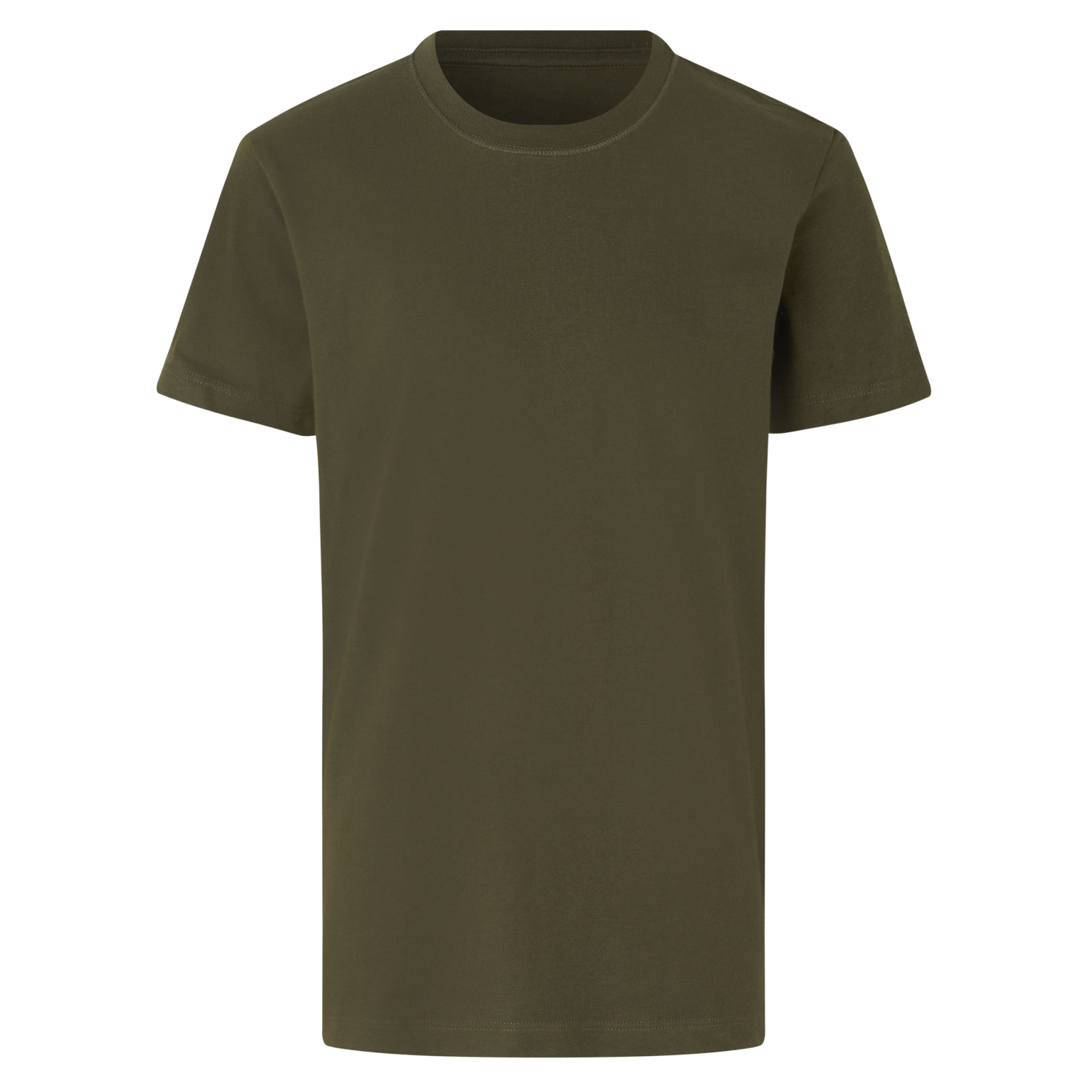Køb ID Børne T-shirt i økologisk bomuld - Oliven - 4/6 online billigt tilbud rabat tøj