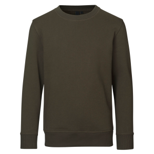 Køb ID CORE Børne Sweatshirt - Oliven - 8/10 online billigt tilbud rabat tøj