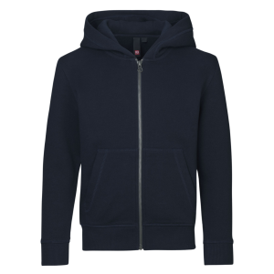 Køb ID Core Zip Børne Hættetrøje - Navy - 8/10 online billigt tilbud rabat tøj