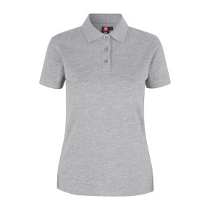 Køb ID Dame Polo - Grå Melange - XS online billigt tilbud rabat tøj